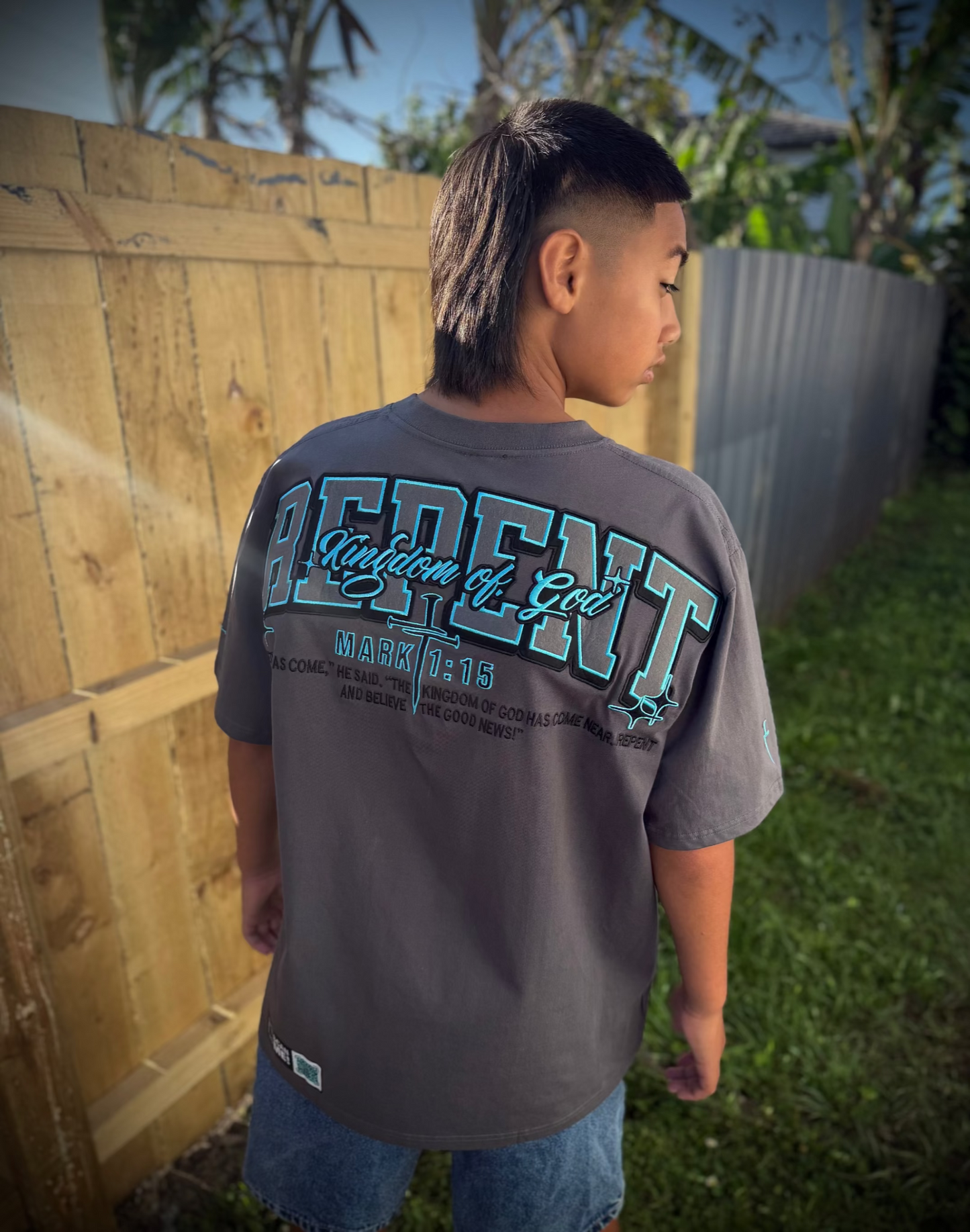 MRK1:15 Grey Classic Tee