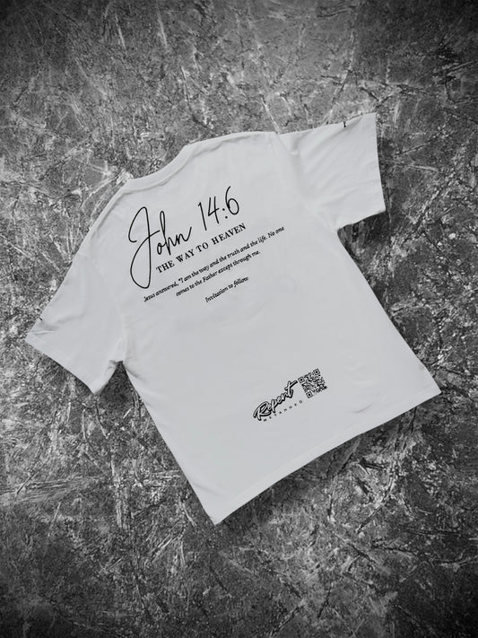 JHN14:6 BLK/WHT Classic Tee