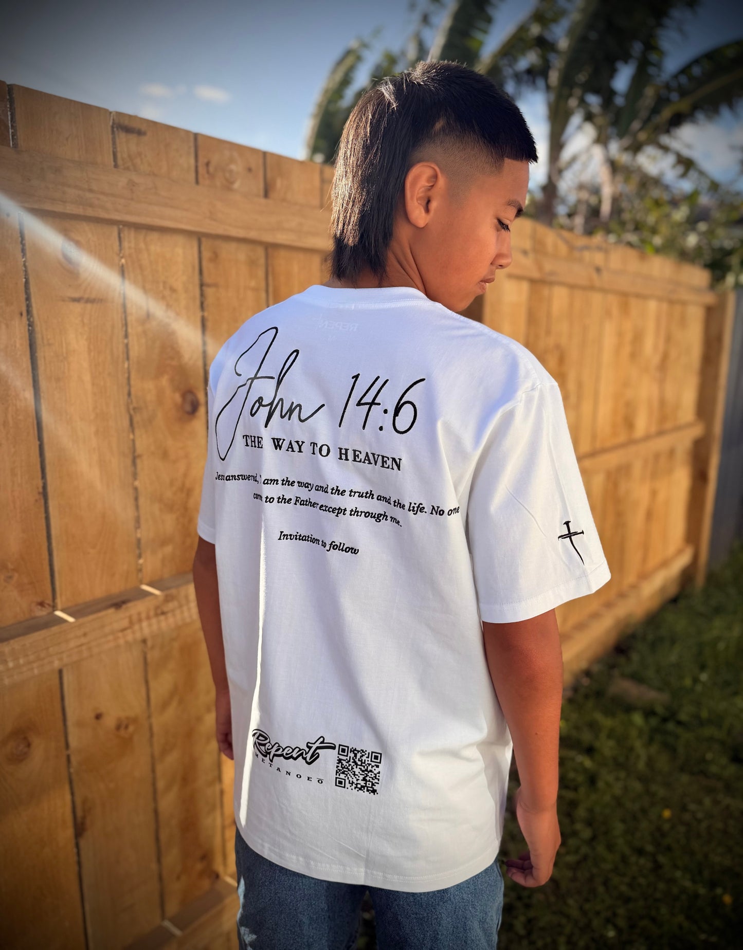 JHN14:6 BLK/WHT Classic Tee