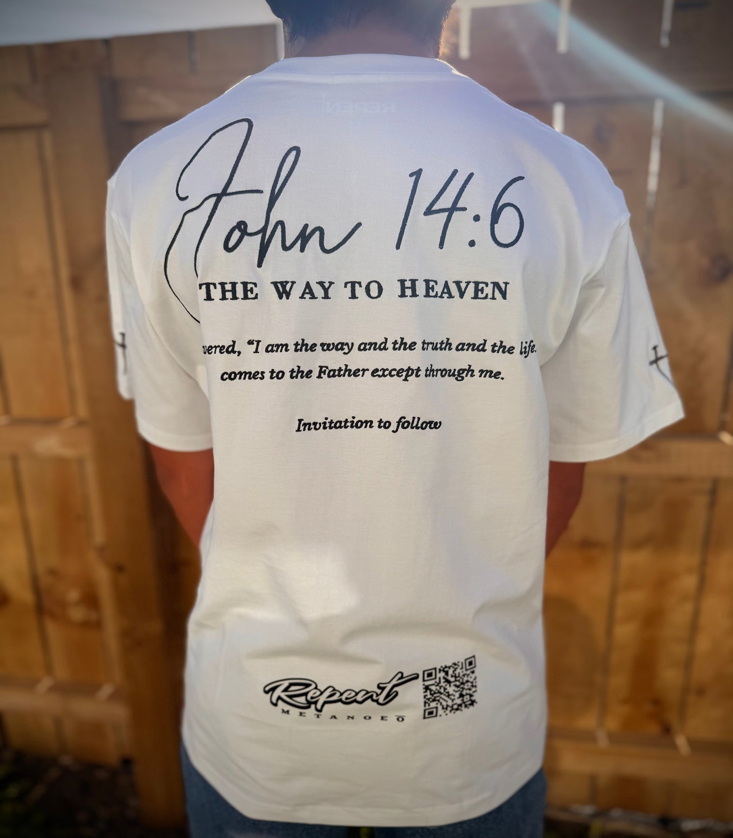 JHN14:6 BLK/WHT Classic Tee