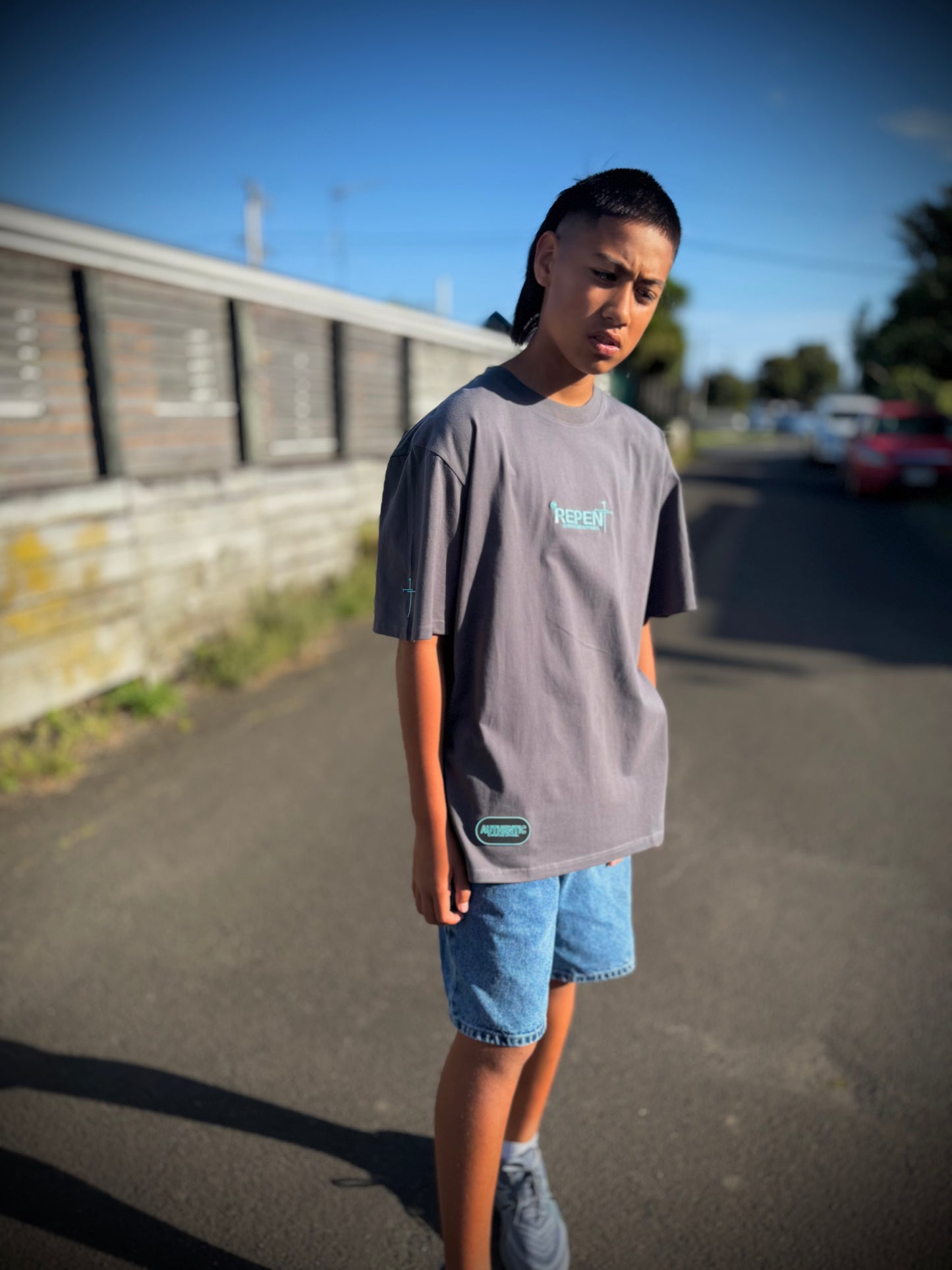 MRK1:15 Grey Classic Tee