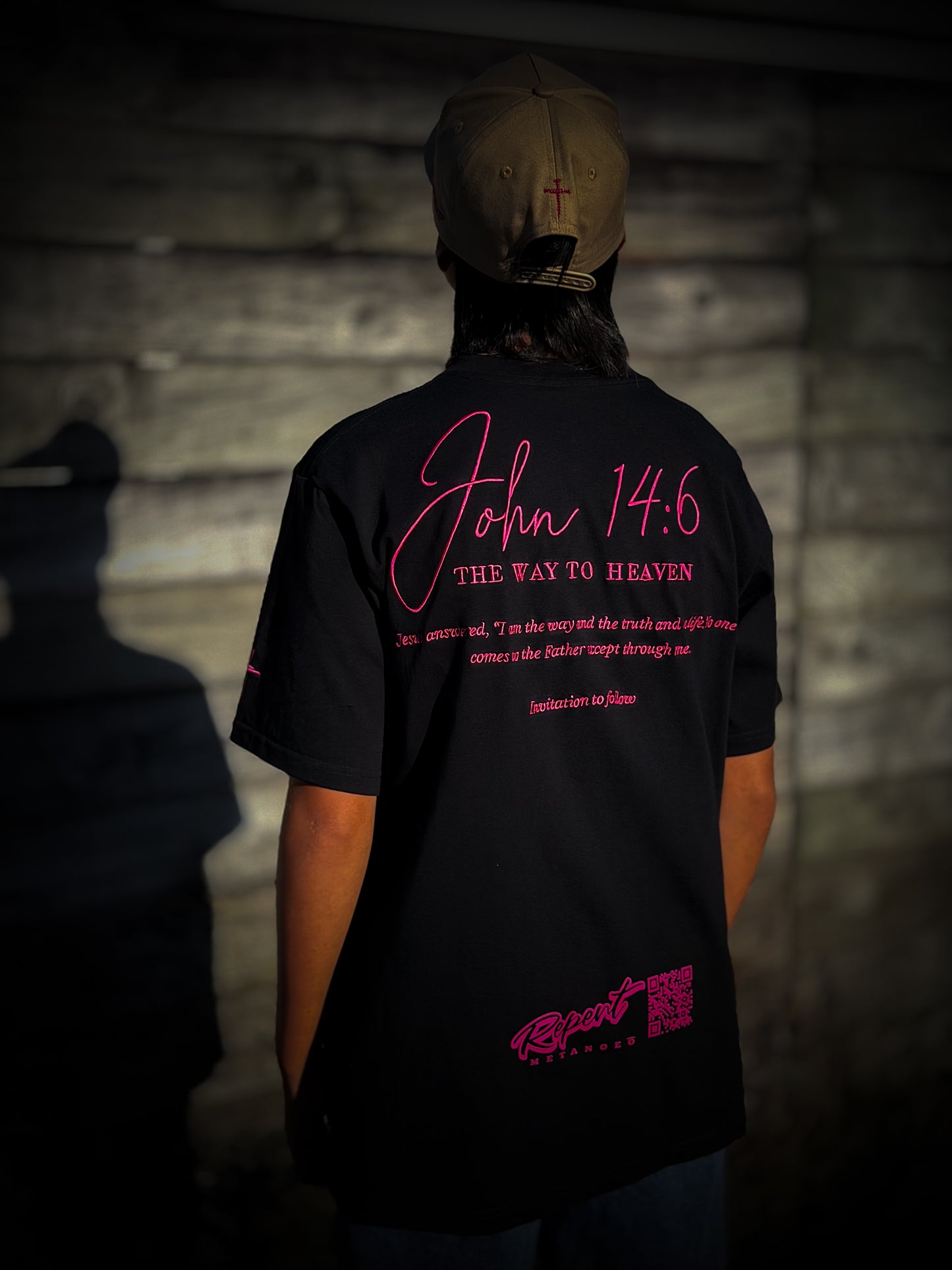 JHN14:6 BLK/PINK Classic Tee