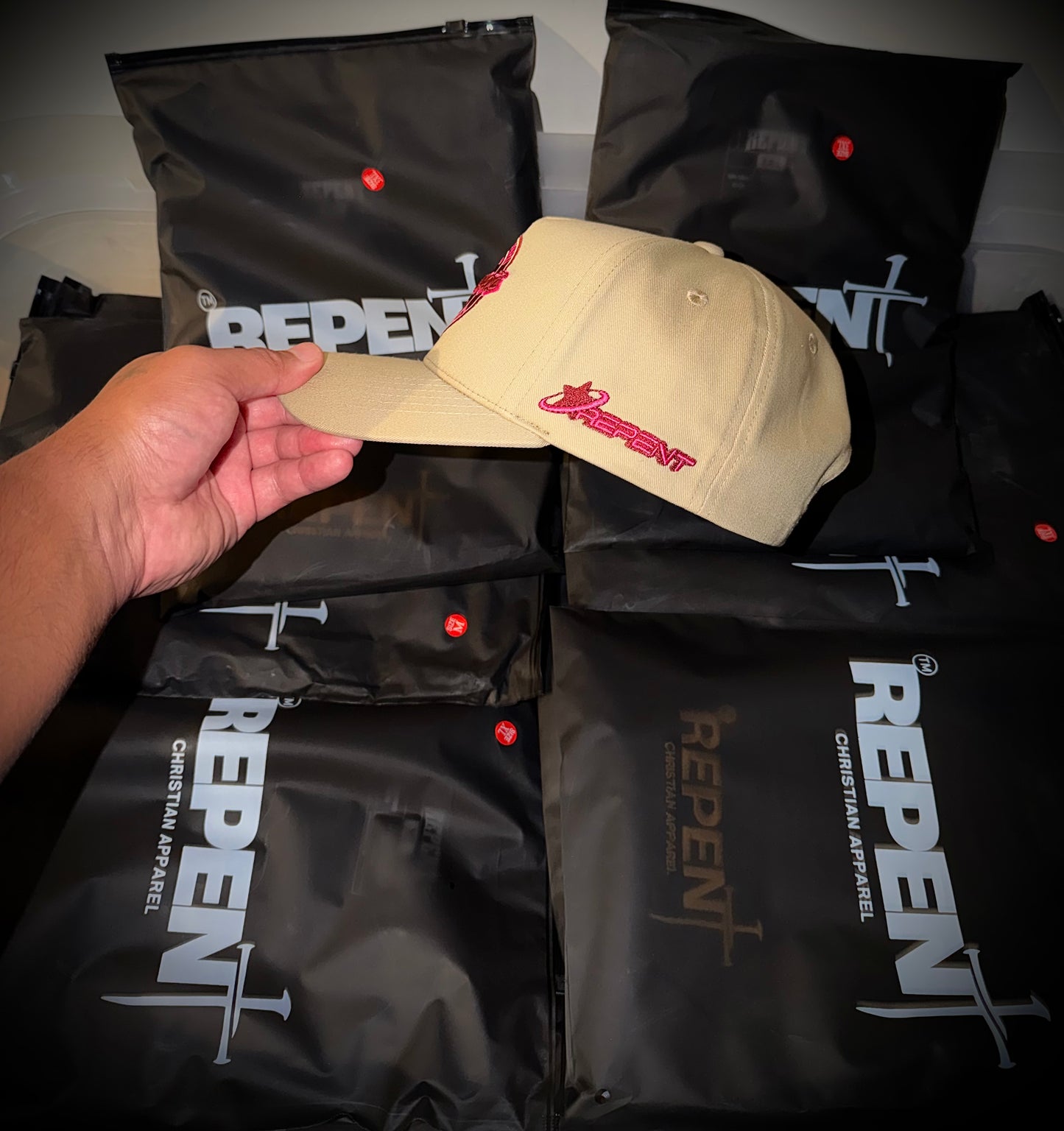 REPENT — Metanoeō 5-Panel Baseball Cap