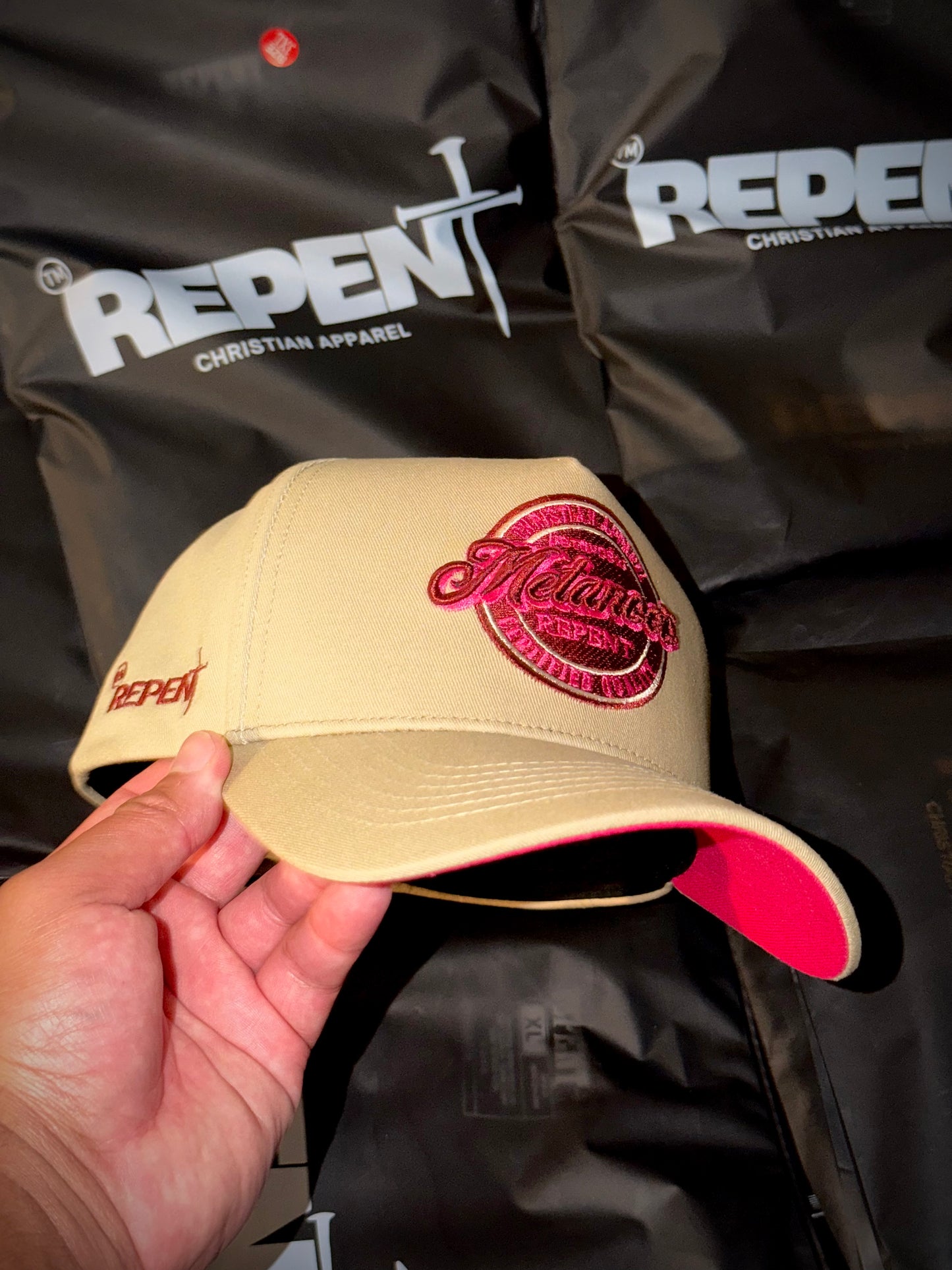 REPENT — Metanoeō 5-Panel Baseball Cap