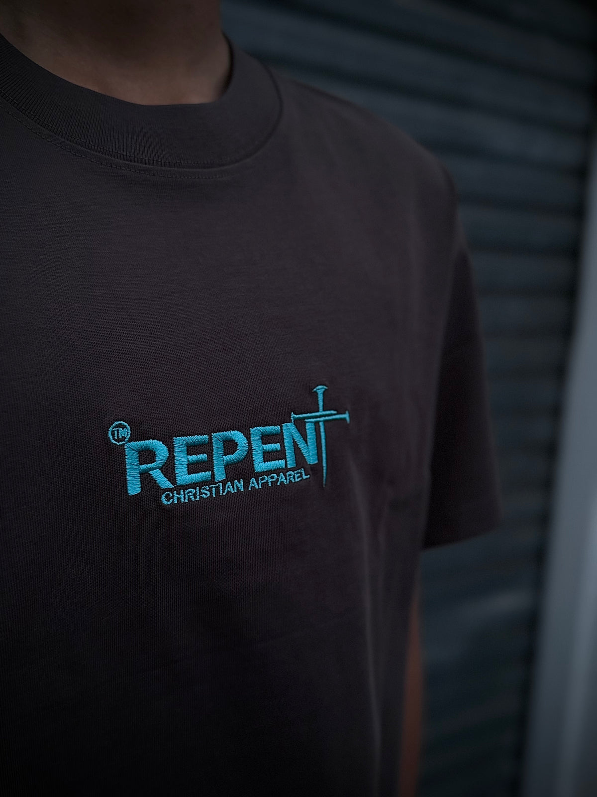 MARK 1:15 Grey Oversized Tee